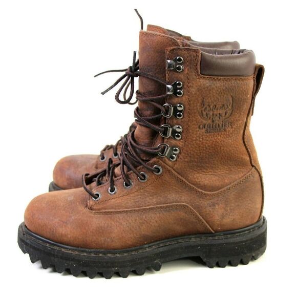 Cabela’s Outfitter Series Goretex Goodyear BROWN LEATHER LACE UP BOOTS Sz 6M - Picture 4 of 12